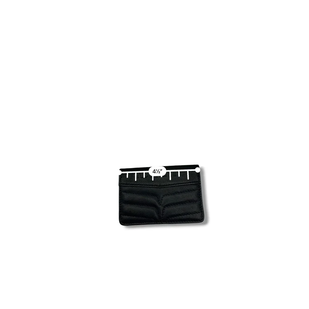 Experiment Bifold Wallet Mens OS Black‎ Quilted Leather Minimalist Logo